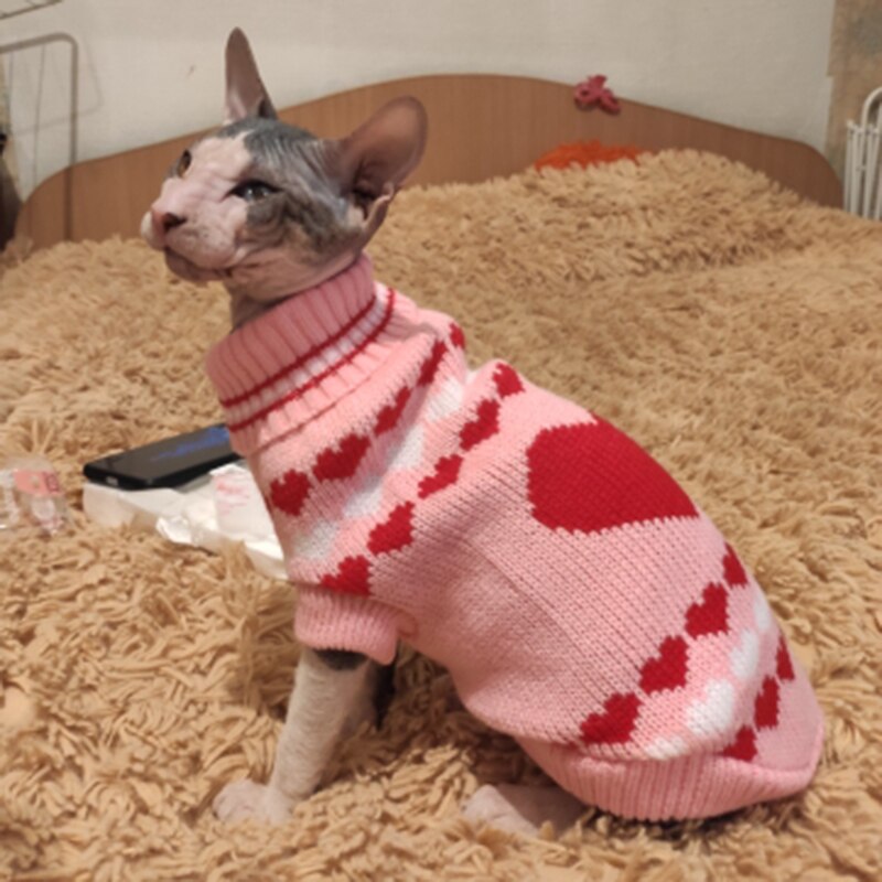 Suéter navideño para perros y gatos, jersey de invierno para Mascotas pequeñas, disfraz de Chihuahua, Sphynx, ropa para cachorros, ubranka, dla, psa