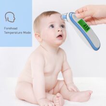 BOXYM-termómetro Digital infrarrojo para bebés y adultos, medidor de temperatura corporal, sin contacto, para el oído