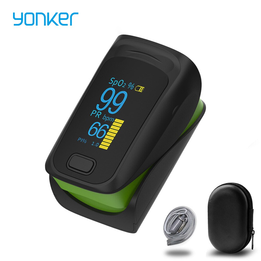 Yonker-oxímetro digital OLED portátil para dedo, Monitor de saturación de oxígeno en sangre, medidor de salud