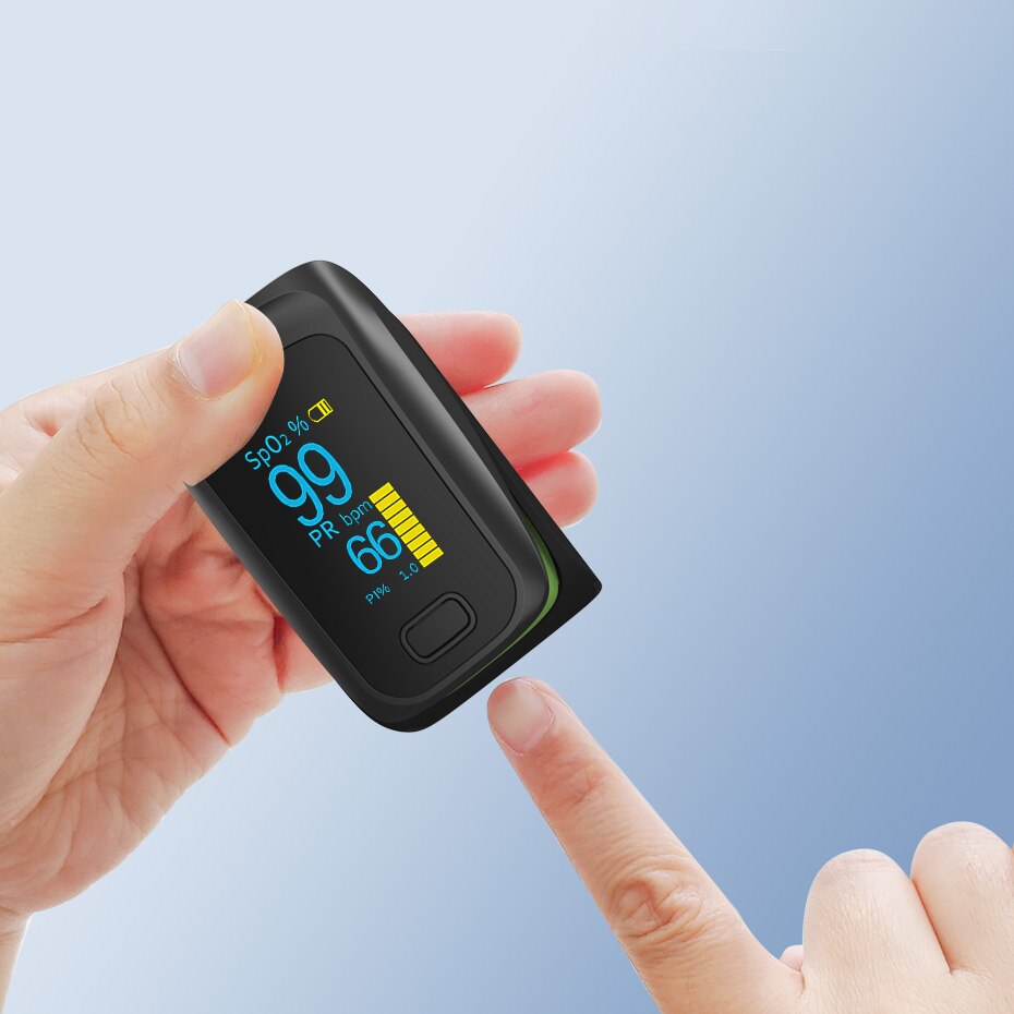 Yonker-oxímetro digital OLED portátil para dedo, Monitor de saturación de oxígeno en sangre, medidor de salud