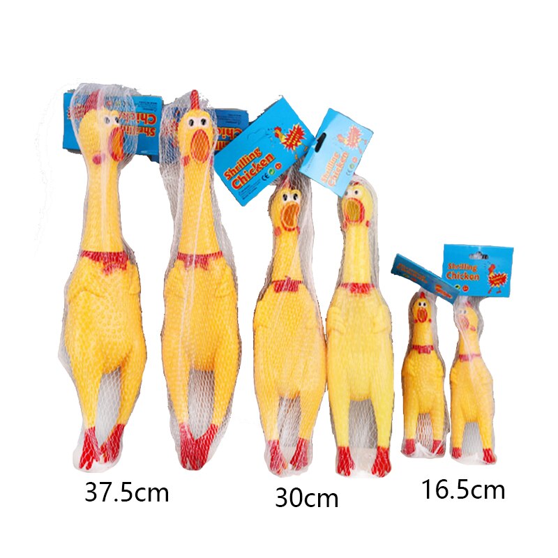 Juguetes Para Mascotas juguetes para grandes, medios divertido pequeño pollo divertido creativo difícil ventilación juguete de pollo gritando perro suministros