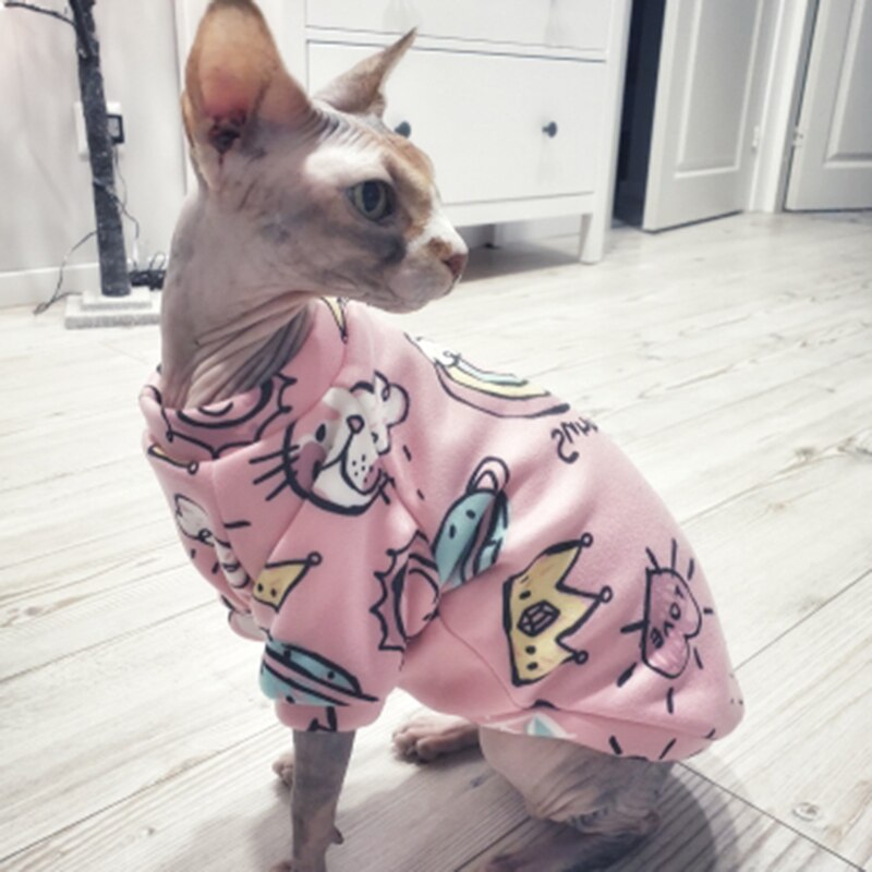 Suéter Cálido para Mascotas, Abrigo de Invierno para Gatos, Cachorros y Perros Pequeños con Diseños Bonitos