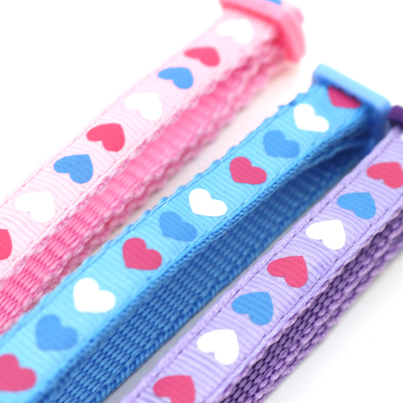 KOMMILFE-Collar de color caramelo para gatos, Collar ajustable de 19-32cm de largo, con campana, para cachorros y perros pequeños