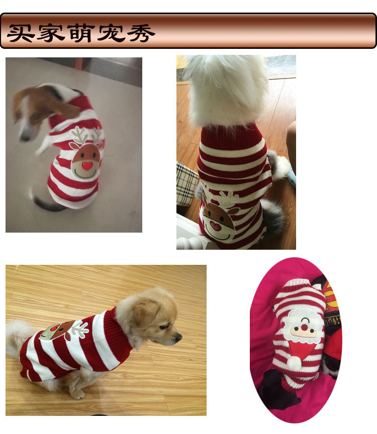 Suéter de Navidad para mascotas, abrigo cálido para gato, perro, gatito, cachorro, suéter de alce, ropa elástica de dos patas, disfraces de Navidad
