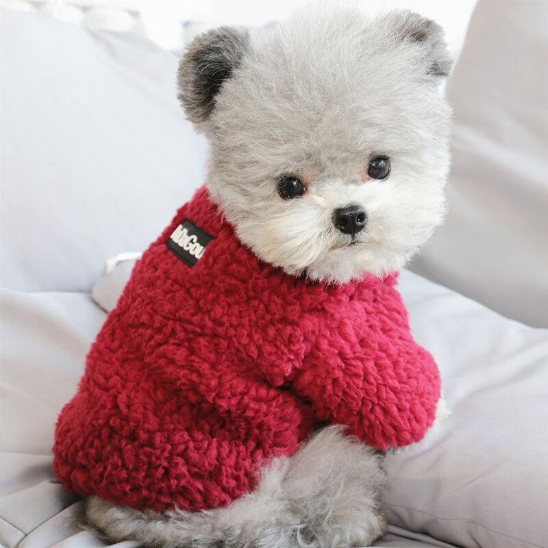 Ropa de invierno para perros, trajes para mascotas, abrigo para perros pequeños, jersey para cachorros, Chihuahua 007