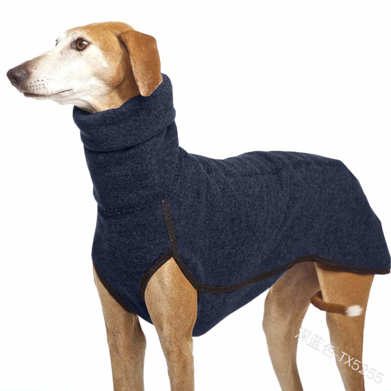 Ropa de cuello alto para mascotas, abrigo para perros medianos y grandes, suministros ideales para podenco faraónico y gran danés, para invierno, cálido