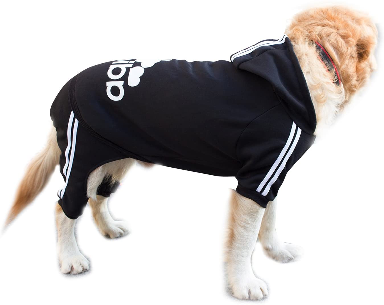 Adidog-ropa de algodón cálida para perros pequeños y grandes, Sudadera con capucha de dos patas para cachorros, Bulldog Francés, chaqueta para mascotas, XS-9XL