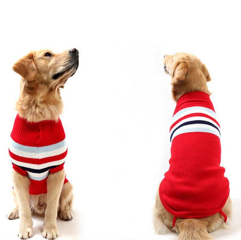 Suéter grueso sin mangas para perros grandes, ropa para mascotas golden retriever border huskies samoyedos, otoño e invierno, novedad