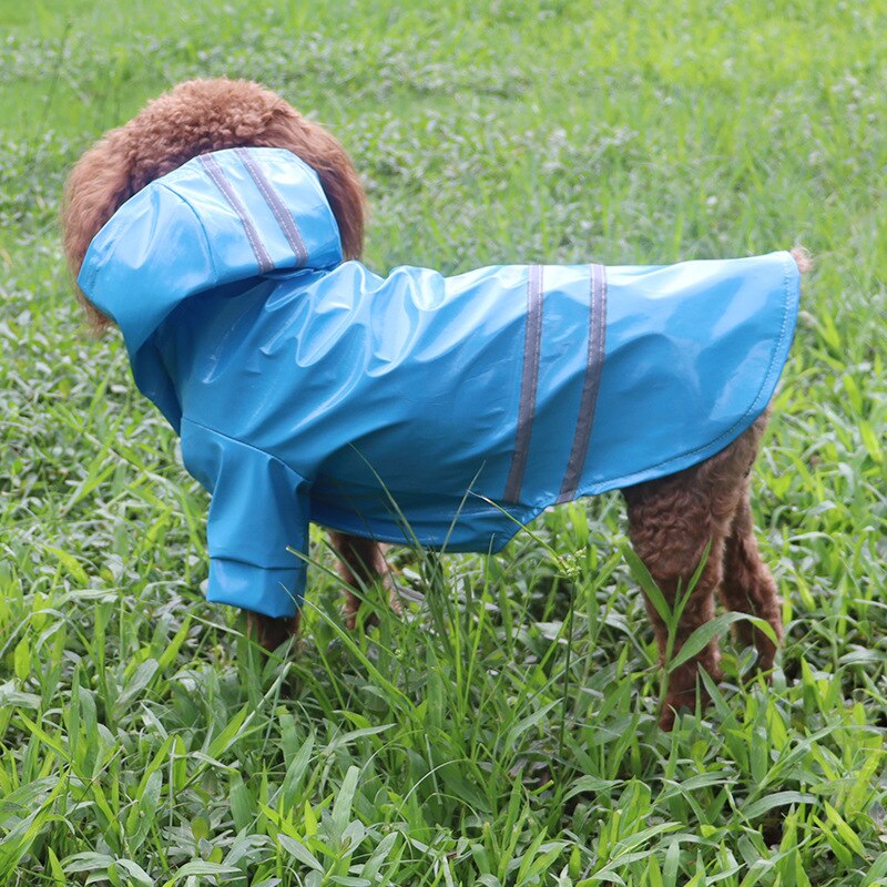 Chubasqueros con capucha para mascotas, abrigo reflectante para perros, chaquetas impermeables para exteriores, ropa transpirable para cachorros