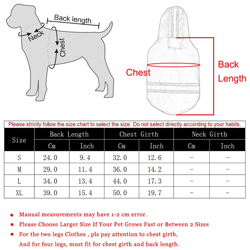 Chubasquero reflectante de PU para perro, chaqueta impermeable con capucha para perro, Chihuahua, Yorkshire, primavera y verano
