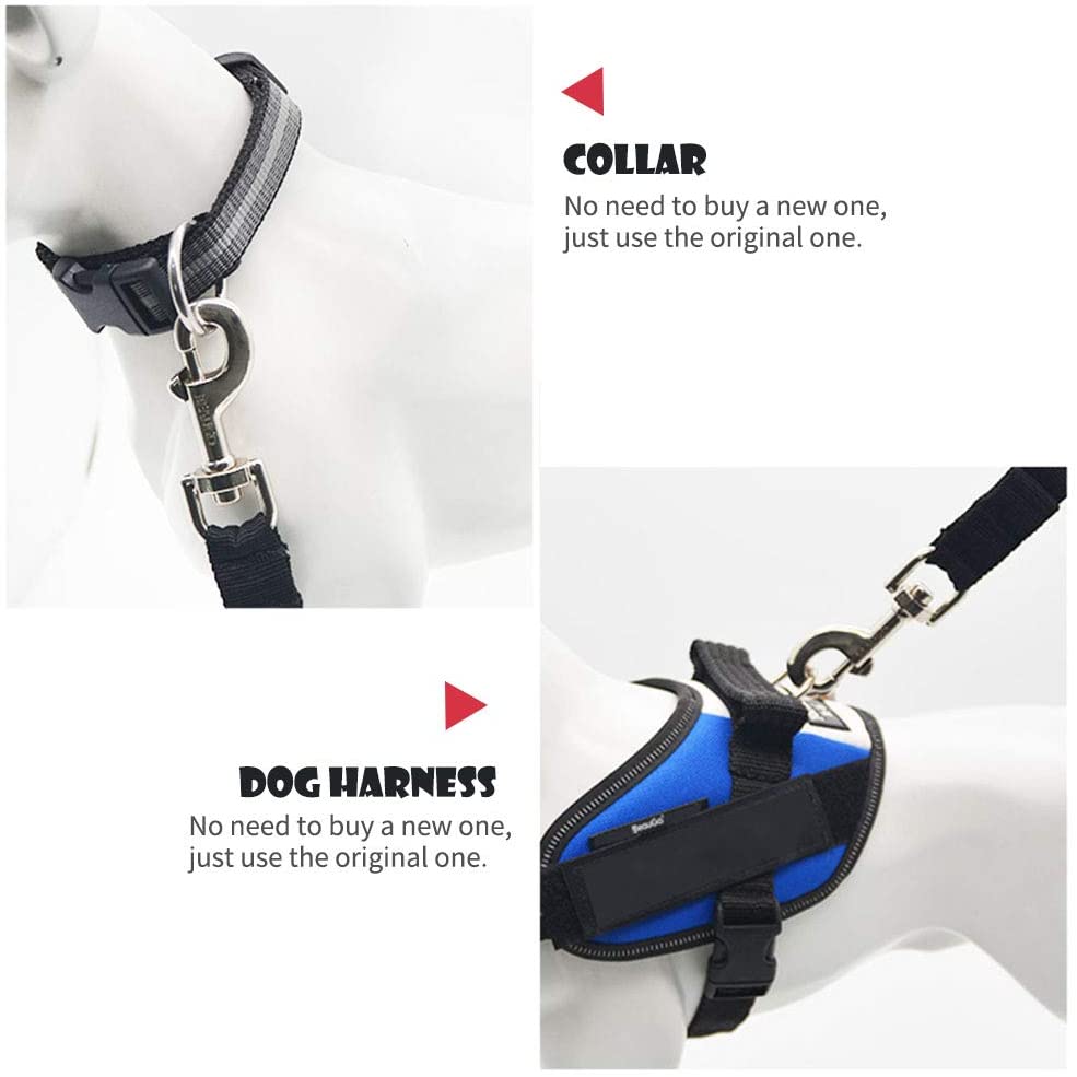 Cinturón de seguridad ajustable para perros y gatos, arnés con Clip de plomo, palanca de seguridad, accesorios para perros