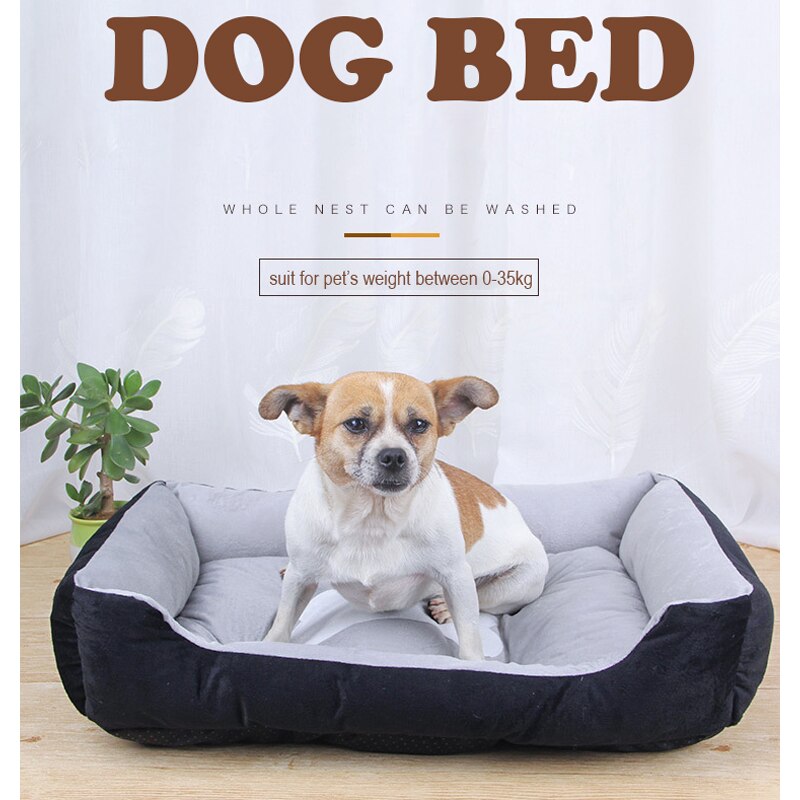 Cama de espuma viscoelástica para mascotas, cama cálida para perros pequeños, medianos y grandes, supersuave, lavable, de algodón, para gatos y cachorros, novedad de 2022