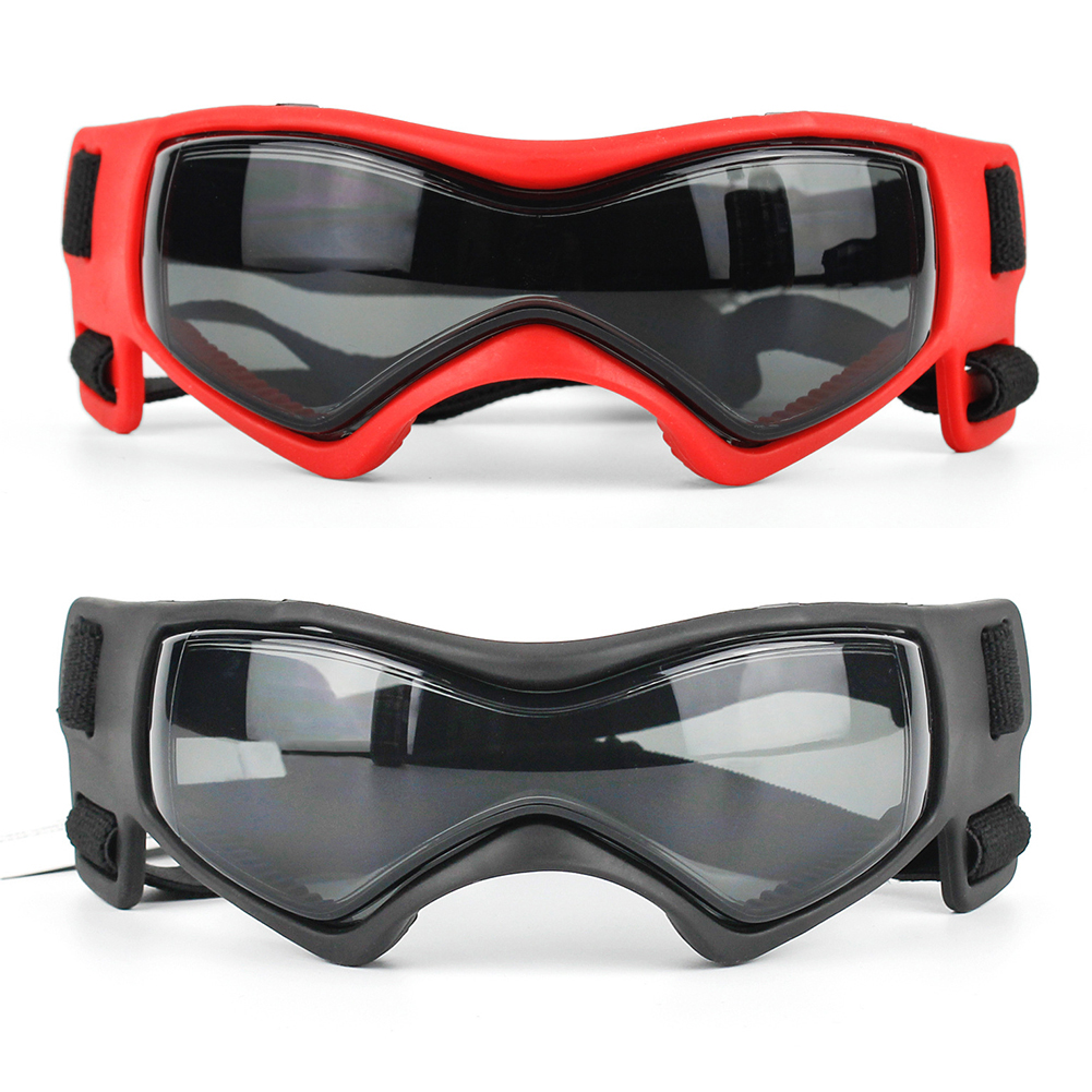 Gafas de sol de estilo al aire libre para mascotas, lentes de sol de tamaño completo para ciclismo, protección Uv, ajustables y portátiles